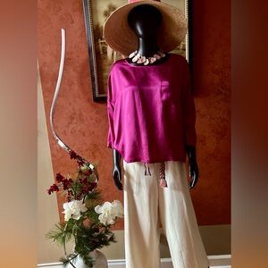 Vibrant Magenta Women's Blouse